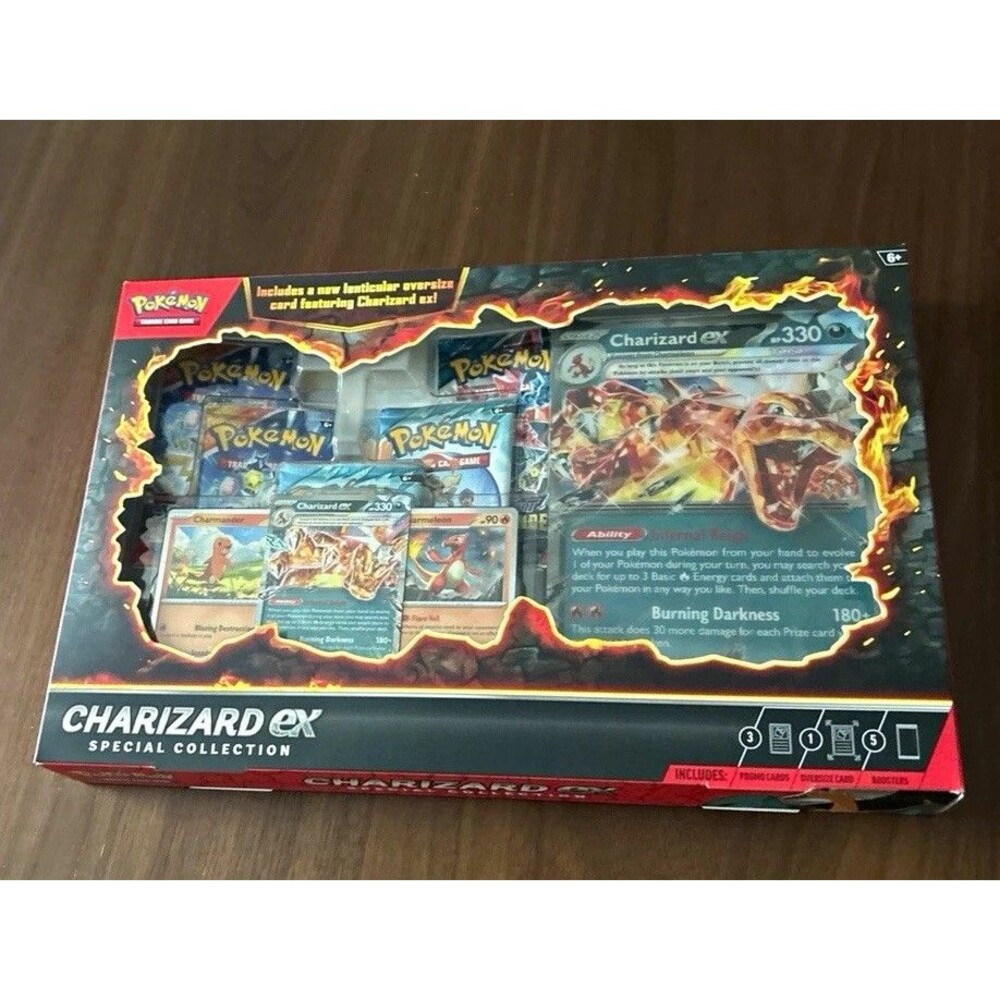 Pokémon TCG Charizard ex Special Collection Box 3 Promo Cards English